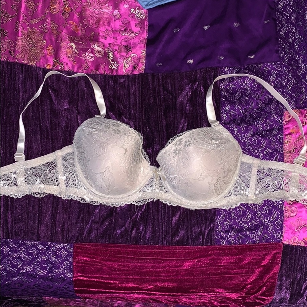 Lace ivory bra